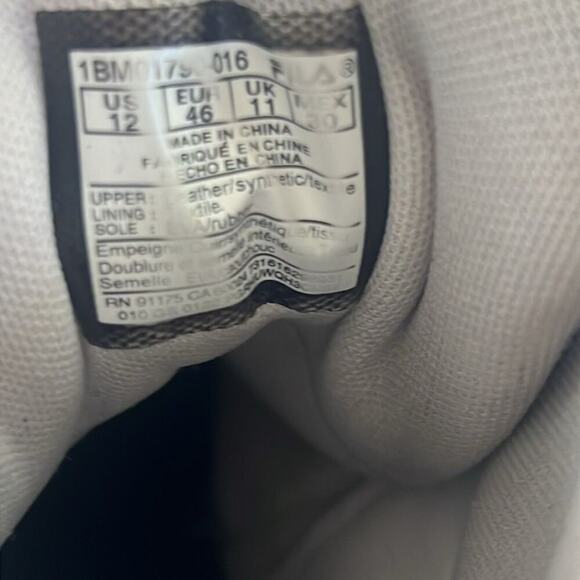 FILA MB MULTICOLORED JAMAL MASHBURN RETRO BASKETBALL SHOES SIZE 12 - Picture 3 of 10